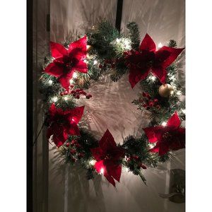 New Over-the-Door Wreath Holder Hanger - Dark Gray